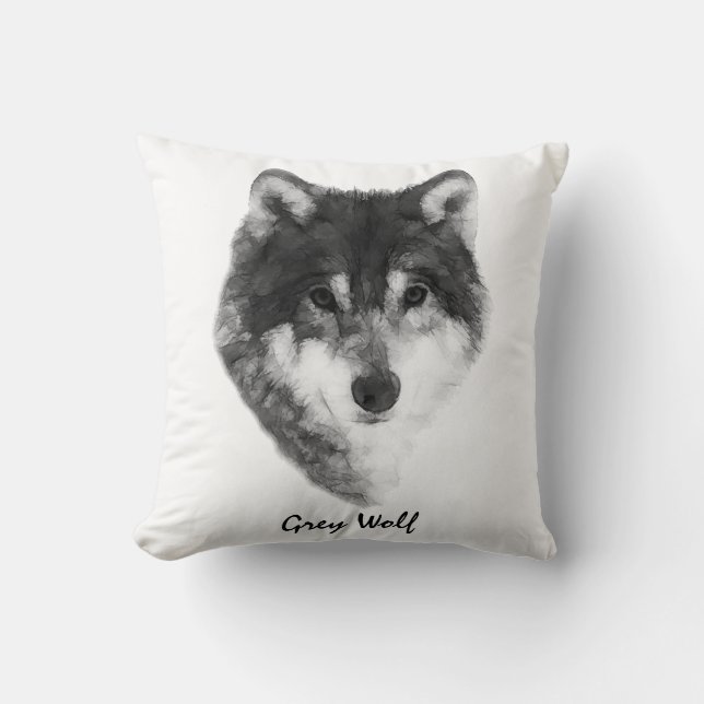 Cojín Decorativo Gray Wolf (Anverso)