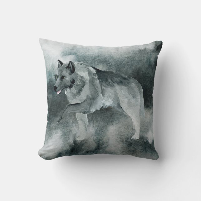 Cojín decorativo Gray Wolf (Anverso)