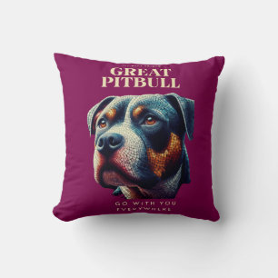 COJÍN DECORATIVO GREAT PITBULL