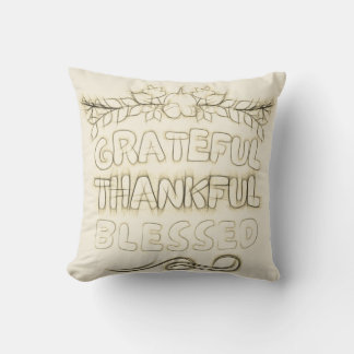 COJÍN DECORATIVO GREATFUL, THANKFUL, BLESSED