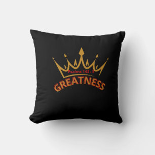 Cojín Decorativo Greatness (Salmo 143:3) Pillow