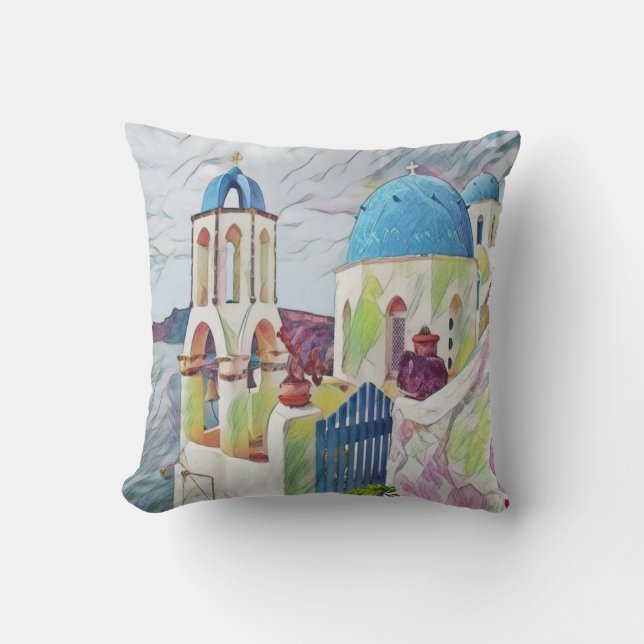 Cojín Decorativo Grecia (Anverso)