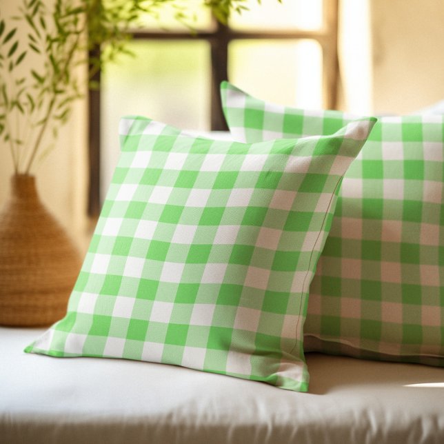 Cojín Decorativo Green Buffalo Plaid (Subido por el creador)