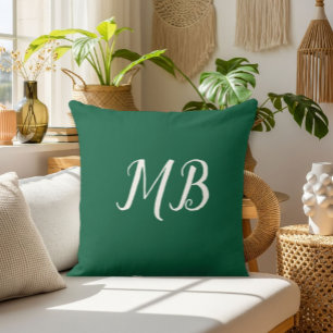 Cojín Decorativo Green Decorative Pillow, Simple Solid Color 