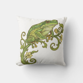 Cojín Decorativo Green Frog Throw Cushion