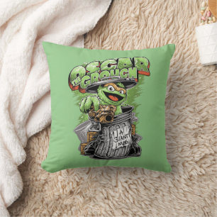 Cojín Decorativo Green Garbage Monster