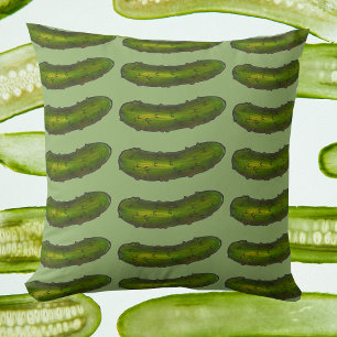 Cojín Decorativo Green Kosher Deli Sour Dill Pickle Foodie