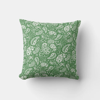 Cojín decorativo Green Paisley"