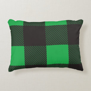 Cojín Decorativo Green plaid Merry Christmas