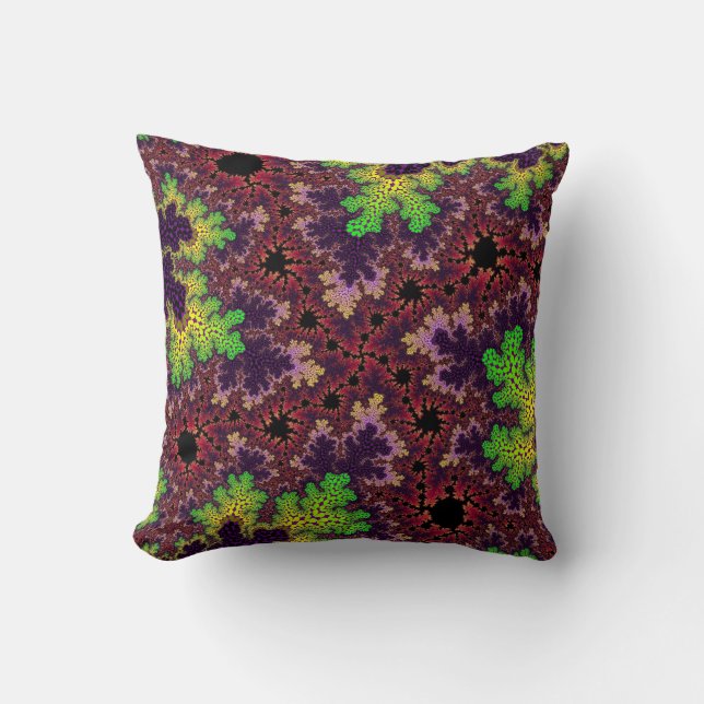 Cojín decorativo Green Purple Speckle (Anverso)