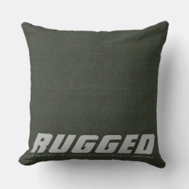 Cojín Decorativo Green RUGGED rudo decidido masculino