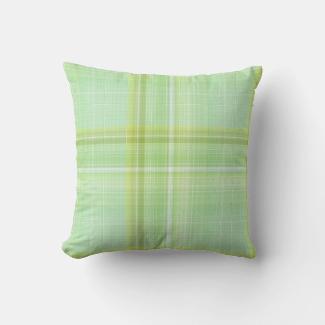 Cojín Decorativo Green Sprout Pastel Green Plage (Anverso)