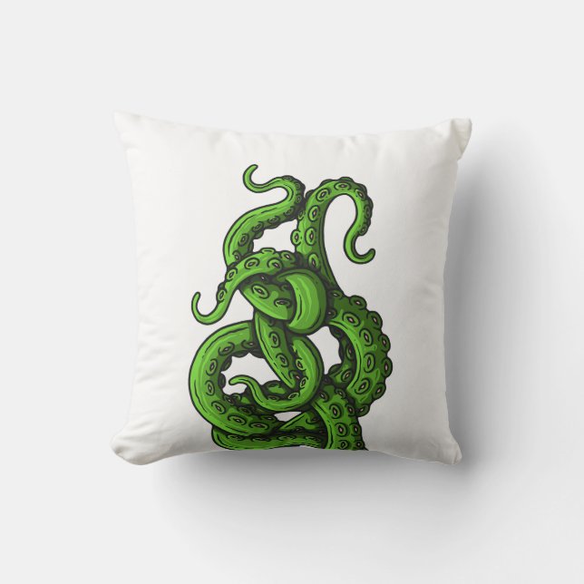 Cojín Decorativo Green Tentacles (Anverso)