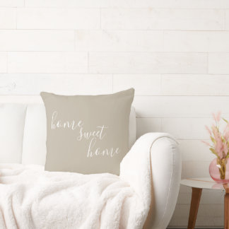 Cojín Decorativo Greige Home Sweet Home One Your Favorite