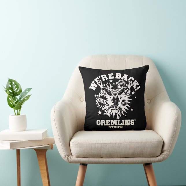 Cojín Decorativo Gremlins | Stripe Estamos de vuelta (Silla)