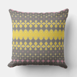 Cojín Decorativo Grey and yellow Throw Pillow