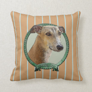 Cojín Decorativo Greyhound en marco