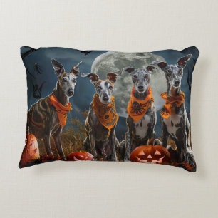 Cojín Decorativo Greyhound Halloween Espeluznante