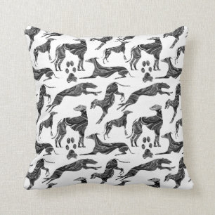 Cojín Decorativo Greyhound Marble Silhouettes