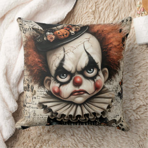 Cojín Decorativo Grim Grin - La melancólica mascarada