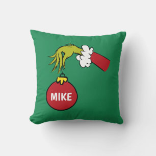 Cojín Decorativo Grinch   Adorno Personalizado