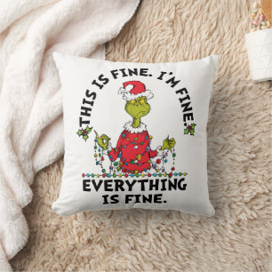 Cojín Decorativo Grinch   Todo está bien