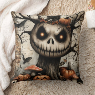 Cojín Decorativo Grinning Grove - Donde sonríen las sombras