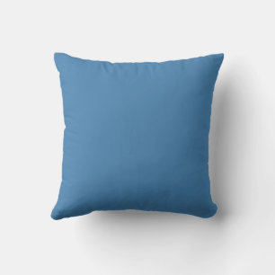 Cojín Decorativo Gris azul acero color sólido