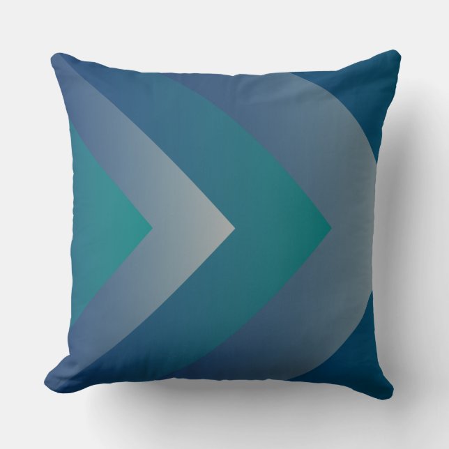 Cojín Decorativo gris azulado marino (Anverso)