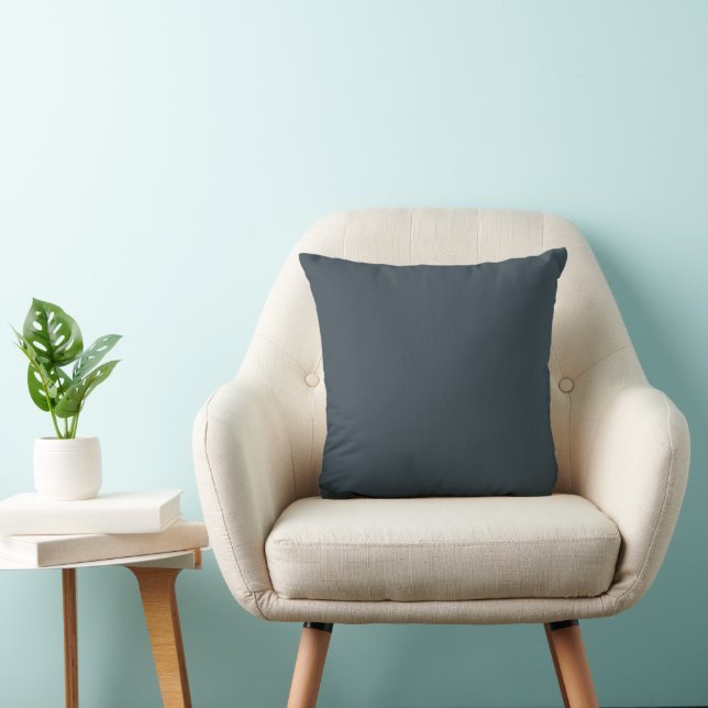 Cojín Decorativo Gris Carbón Elegante (Silla)