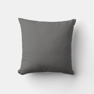 Cojín Decorativo Gris, color sólido gris carbón