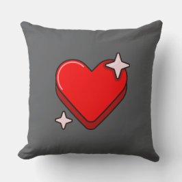 Cojín decorativo gris de 20" x 20"