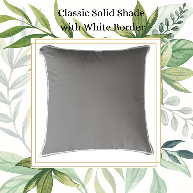 Cojín Decorativo Gris de agua clásica con trazo blanco (Subido por el creador)