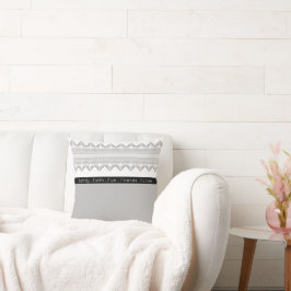 Cojín Decorativo Gris negro y blanco moderno