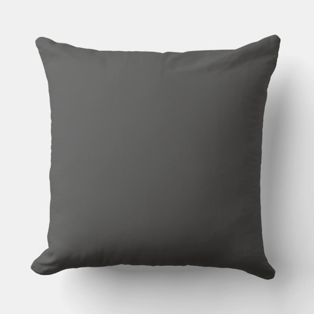 Cojín Decorativo gris oscuro (Anverso)
