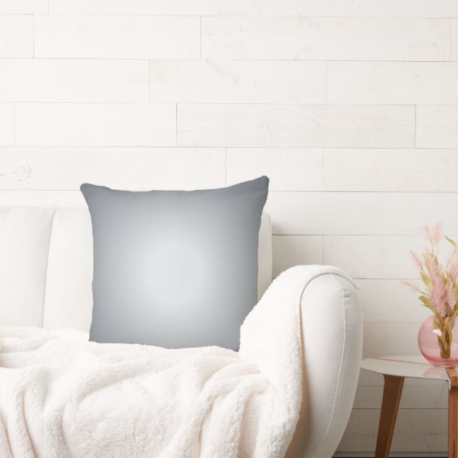 Cojín Decorativo Gris plateado profundo a tonos claros (Sofá)