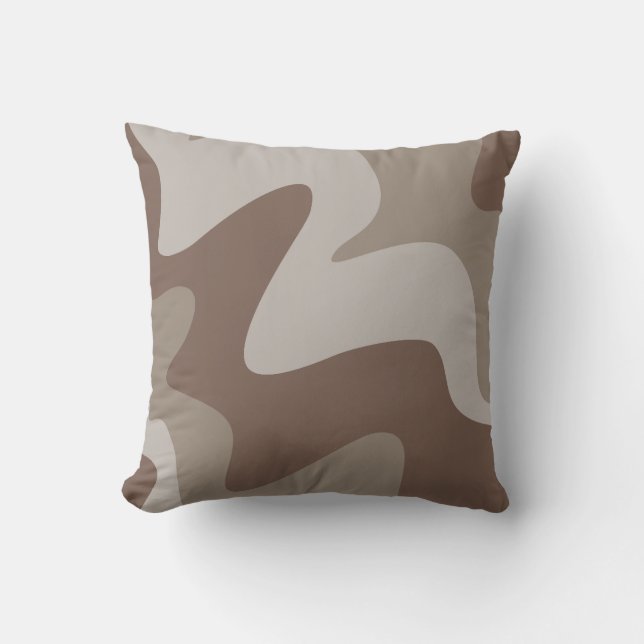 Cojín decorativo Gris Ritmo Taupe (Anverso)