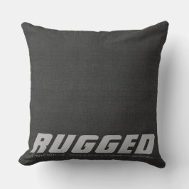 Cojín Decorativo Gris RUGGED dura determinación