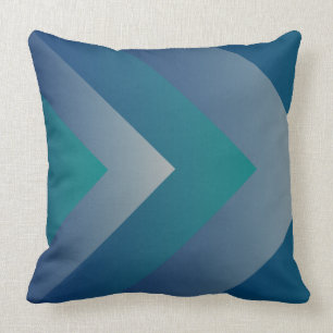 Cojín Decorativo Gris verde azulado de la marina de guerra