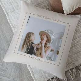 Cojín Decorativo Gris y beige modernos | Foto familiar | Regalo De 