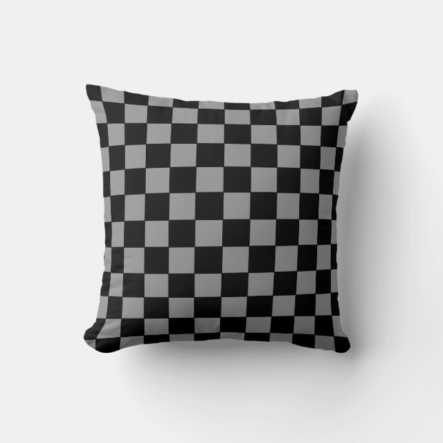 Cojín Decorativo Gris y negro controlados (Anverso)