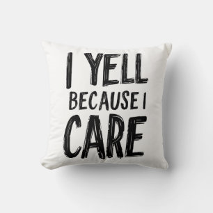 Cojín Decorativo Grito porque me importa