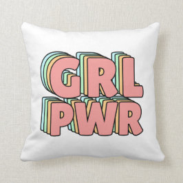 Cojín Decorativo GRL PWR Pastel
