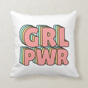Cojín Decorativo GRL PWR Pastel
