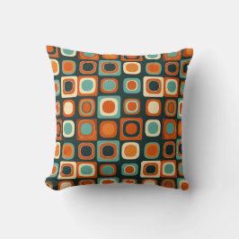 Cojín Decorativo Groovy Geometric Boho Retro Bohemian Colorful