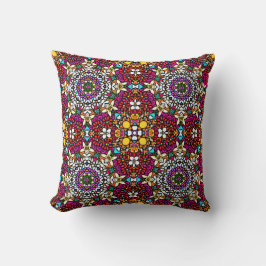 Cojín Decorativo Groovy Heavenly Flower Power Throw Pillow