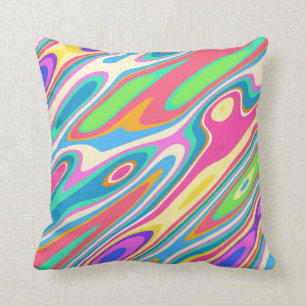 Cojín Decorativo Groovy Hipster Retro Surface Pattern