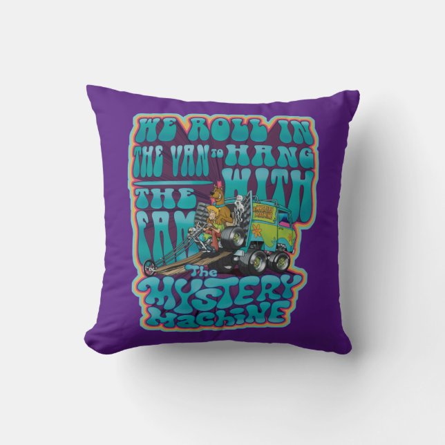 Cojín Decorativo Groovy Mystery Machine Fam Graphic (Anverso)