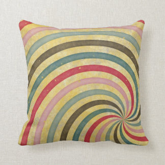 Cojín Decorativo Groovy Retro Spiral Sunbeam Ray Swirl
