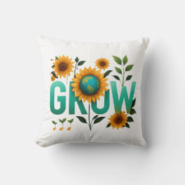 Cojín Decorativo Grow Earth Sunflower Eco Design
